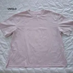 UNIQLO ユニクロ エアリズムコットンT 半袖Tシャツ ピンク XL
