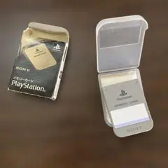 PlayStation 純正メモリーカード SCPH-1020 箱付き レア