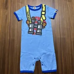 BAPE KIDS BABY MILO ロンパース ブルー80cm正規品のサムネイル