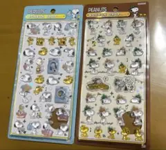 【正規品】ボンボンドロップシール スヌーピー 2枚セット