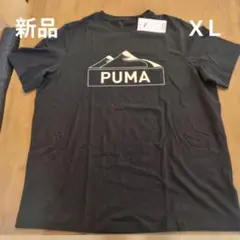 新品 プーマ XＬ tシャツ ブラック 黒 ゆったり