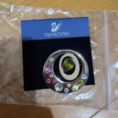 SWAROVSKI スワロフスキー マルチカラークリスタルブローチ