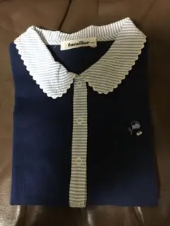 ファミリア　ネイビー ポロシャツ