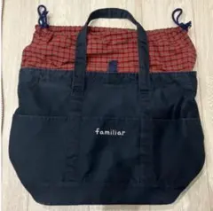 familiar　ファミリア　マザーズバッグ　チャーム、インナーバッグなし
