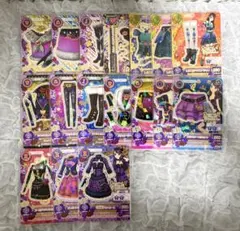 アイカツ　紫吹蘭レアカードセット17枚