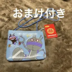 新品タグ付きばいきんまん　だだんだん　アンパンマン　ミニミニポシェット