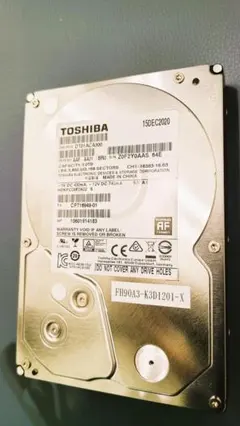 S1154 TOSHIBA 3TB HDD DT01ACA300 3.5インチ - メルカリ