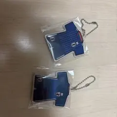 サッカー日本代表 ユニフォーム型アクリルキーホルダー 2個セットのサムネイル