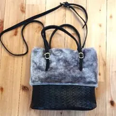 【新品】2WAY ファー ショルダーバッグ