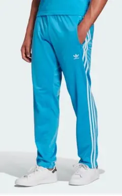 adidas originals アディダス　メンズ　ボトムス　裏起毛　水色　冬