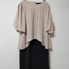 VECCA VECCA バイカラー ワンピース