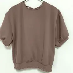 COLZA　コルザ　新品タグ付　パフスリーブ・プルオーバー　L　フェミニンのサムネイル