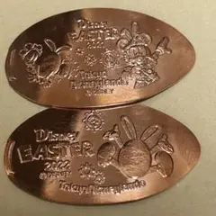 ディズニー　スーベニアメダル　イースター　ミッキー