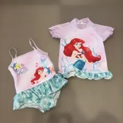 Disneyリトルマーメイド★アリエル 水着 ラッシュガード セット