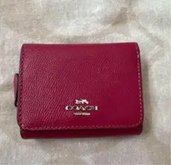 新品 COACH レザー 三つ折り財布