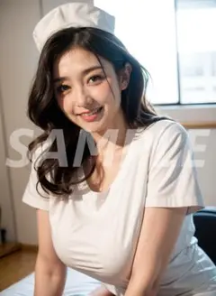 AI 美女 ポスター ナース A4 可愛い 高画質 グラビア アート N0209