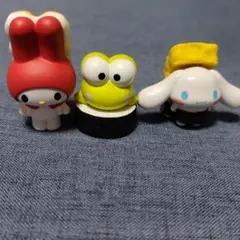 【3個セット】カプセルトイ サンリオ お寿司 けろっぴ シナモロール マイメロ