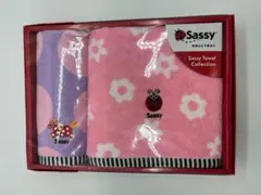 サッシー フェイス＆ウォッシュタオルセット ピンク 新品 未使用 在庫処分のサムネイル