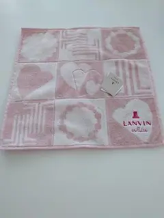 ランバンオンブルーハンカチタオル