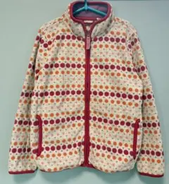 UNIQLO ユニクロ ドット柄 フリースジャケット 130 子供服　キッズ