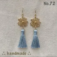 *。タッセルピアス * ハンドメイド﹢◊*゜