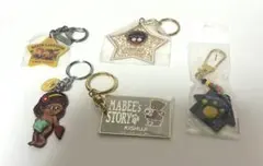 レトロ　観光地おみやげ　キーホルダー5個セットのサムネイル