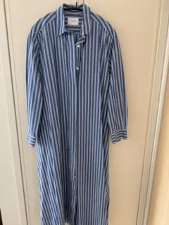 UNITED ARROWS UWSCストライプシャツワンピース