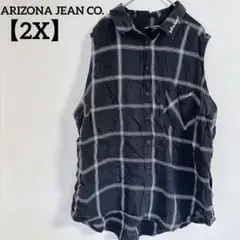 ARIZONA JEAN CO.ノースリーブ チュニック 2X JR. PLUS