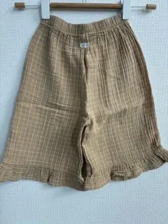 organic zoo 25SS チェックフリルパンツ　2-3Y