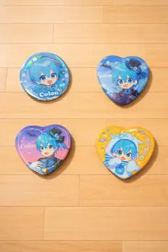 すとぷり　コロン　缶バッジ　4個セット　まとめ売り