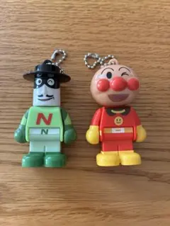 アンパンマン ナガネギマン ブロックラボスイング　ガチャガチャ