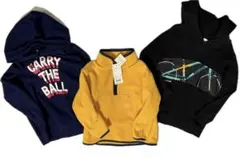 ユニクロ　新品未使用タグ付き長袖 110cmトレーナー 3点セット