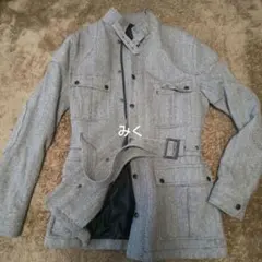 ユニクロ メンズ コート ベルト付き Lサイズ
