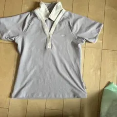 Nike 半袖ポロシャツ ライトグレー