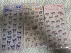 ぷくっとシール クロミ キティ マイメロディ 3枚セット