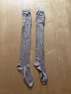 SHIPS ニーハイソックス　ベージュ