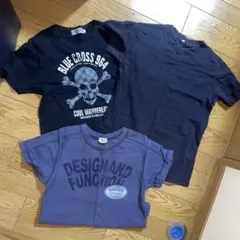BLUE CROSS Tシャツ 含む3枚セット 無地 ネイビーのサムネイル