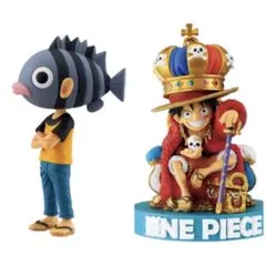 ONEPIECE BASE SHOP ワールドコレクタブルフィギュア 尾田　2個 ONE PIECE BASE SHOP ワーコレ 2種類 フィギュア セット - メルカリ