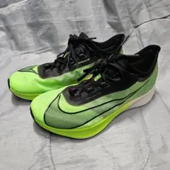 ナイキ ズームフライ３（25,0cm） グリーン 中古品