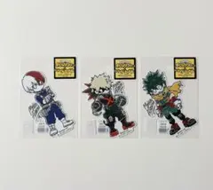 ヒロアカ　緑谷出久　爆豪勝己　轟焦凍 B-SIDE LABEL ステッカー 3枚