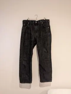 TUKI Cowboy Pants ブラックデニム 4
