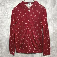 ✨良品✨ アーノルドパーマータイムレス 2 パーカー ジップアップ 羽織り 赤