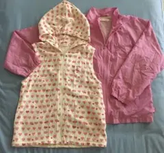 KP 2way ジャケット 150cm ハート柄 みみちゃん ニットプランナー