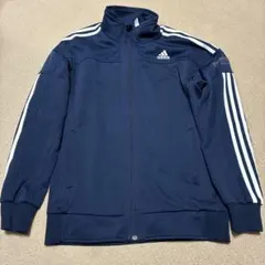 アディダス ジャージ CLIMALITE ネイビー L 3ストライプ　軽量