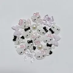キティ ネイルパーツ 12個＋おまけ　19
