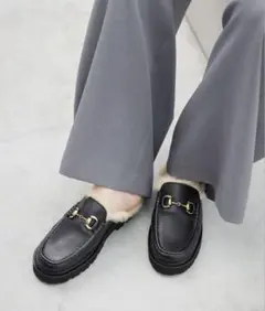 CAMINANDO カミナンド レザー シアリング ラインド ビット ミュール