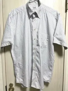 CHAPS RALPH LAUREN ストライプ 半袖シャツ 形態安定　XLのサムネイル