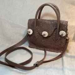 グレースコンチネンタル カービングトライブス ショルダーバッグ