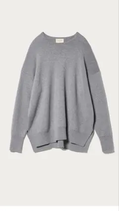 UNITED ARROWS ゆったりドロップショルダーグレー ニット