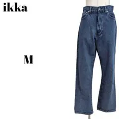 ikka イッカ　ストレートデニム　ブルー　Mサイズのサムネイル